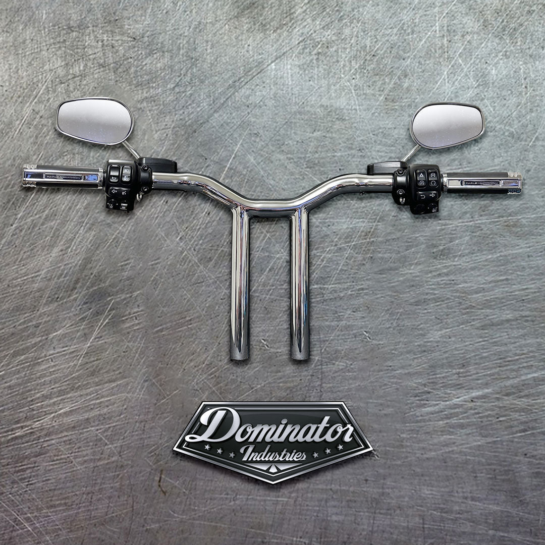 100% Plug In Ready 1.5" Diameter, Big Daddy MX-T Bars for 2014-2015 Street Glide (Classic Chrome)