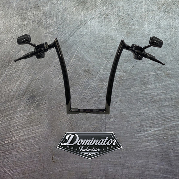 1.5 INCH! BIG DADDY, MEATHOOK APE, ALL IN ONE KIT FOR 2014-2025 ROAD KING STANDARD (10" Gloss Black)