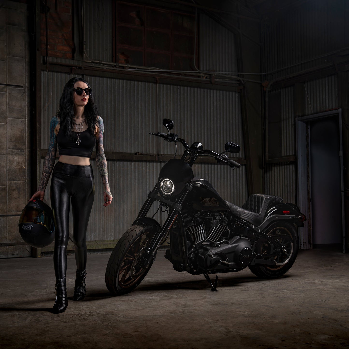 Nightmare 1.5 MX T Bar All In One Kit for 2022-2024 Low Rider S. (Gloss Black)