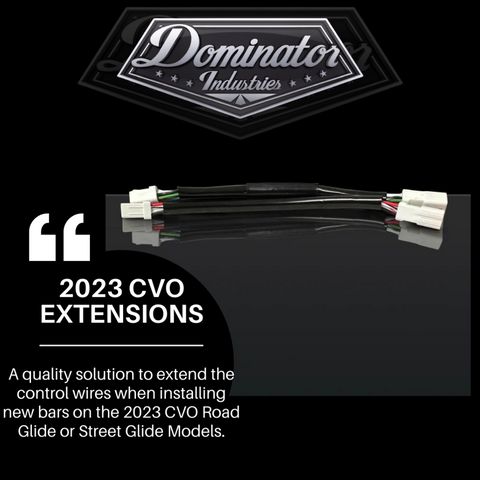 All New 2024 Touring 100% Plug In Ready  Handlebar Control Extensions (Fits 2024 Touring and 2023 CVO)