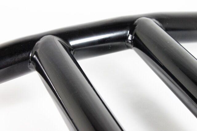 Club Style T-Bar, 1 1/4 Inch Diameter, 14 Inch Rise, Gloss Black