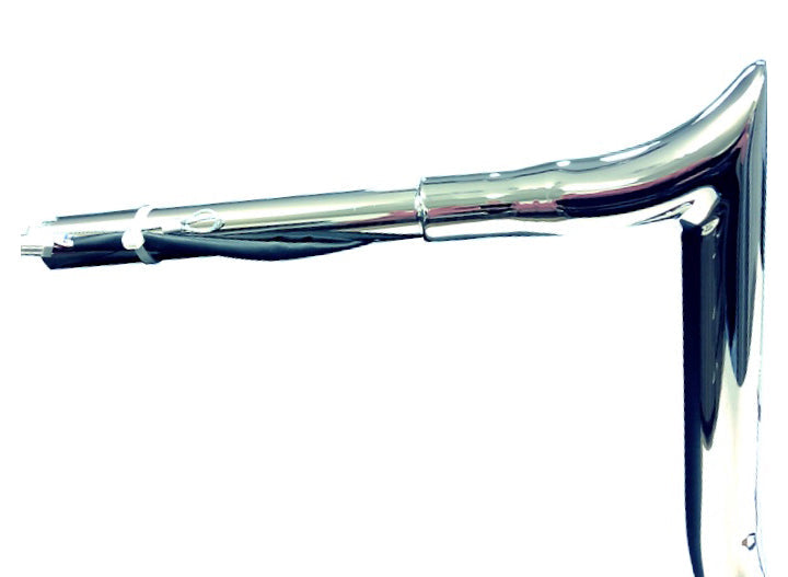 100% Plug & Play 12" Big Daddy 1 ½" Meathook Monkey Bagger Bars Chrome Fits 2016-2022 Models