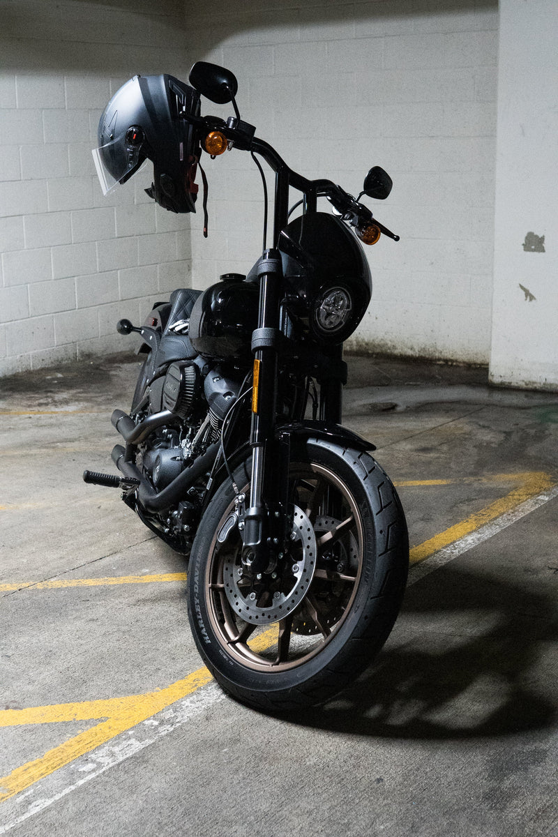 2020-2021 Low Rider S Complete All In One Lane Splitter MX T Bar Kit. Gloss  Black