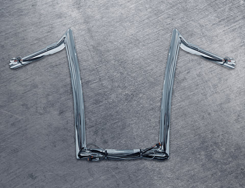 100% Plug In Ready 20" Road King 2014-2015 Meathook Apes Classic Chrome (Standard)