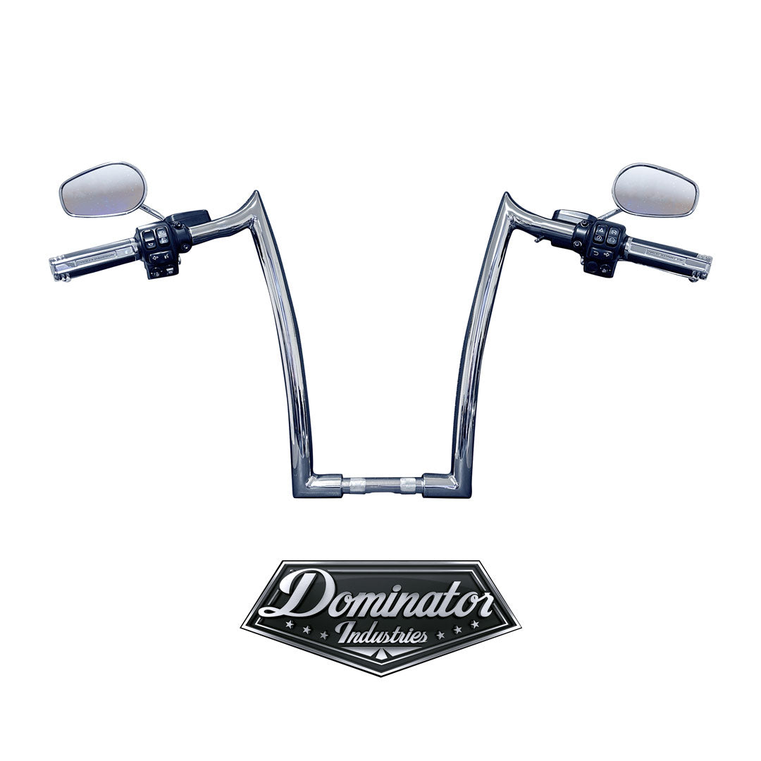 20" BIG DADDY 1 ½" MEATHOOK APES FOR ROAD KING STANDARD (Classic Chrome)