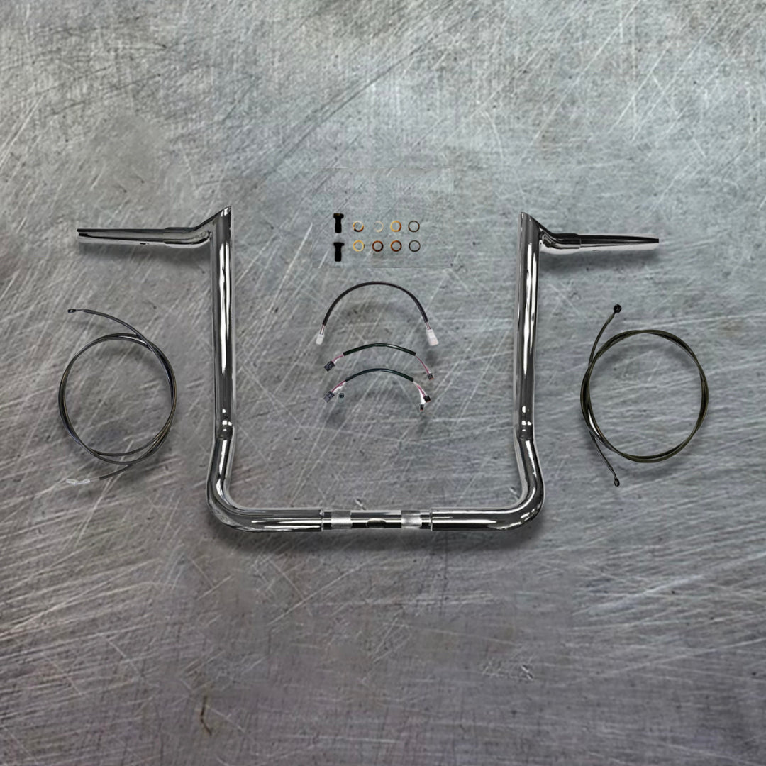 Street Glide Complete All In One Meathook Ape Hanger Kit. (16" Classic