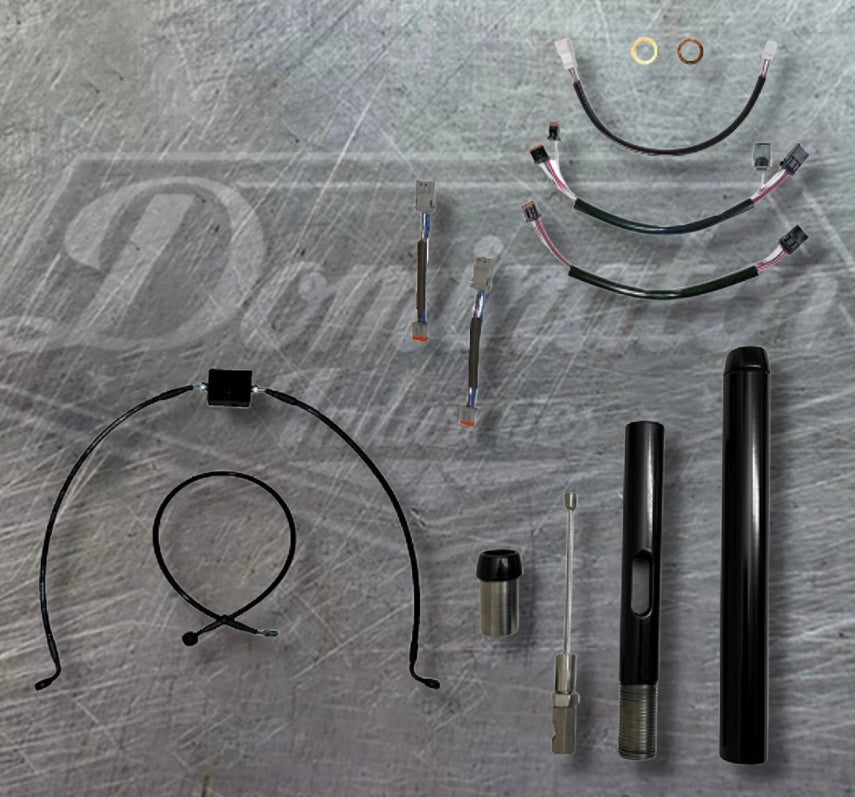 CABLE KITS BRAND, (NON-ABS) front BRAKE LINE ASSEMBLY AND COMPLETE EXTENSION KITs FOR HARLEY DAVIDSON LOW RIDER S (2022-2024)