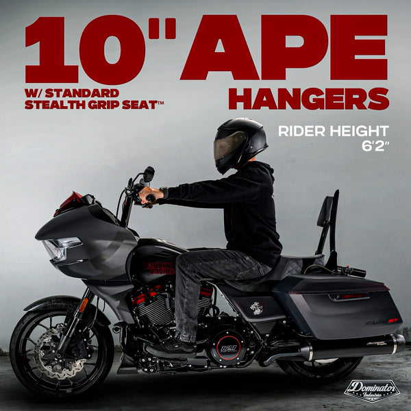2024-2026 Road Glide Only BIG DADDY 1 ½" MEATHOOK APES (Gloss Black)