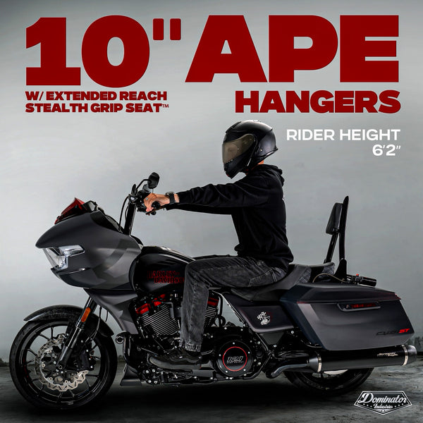 2024-2026 Road Glide Only BIG DADDY 1 ½" MEATHOOK APES (Gloss Black)