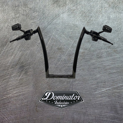 1.5 INCH! BIG DADDY, MEATHOOK APE, ALL IN ONE KIT FOR 2014-2025 ROAD KING STANDARD (10" Gloss Black)