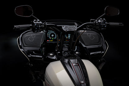 Big Daddy 1 1/2 Pullback Riser & Low Bend Moto Bar Combination for 2023 CVO & 2024-2026 Road Glide Models (Gloss Black)