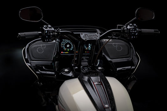 Big Daddy 1 1/2 Pullback Riser & Low Bend Moto Bar Combination for 2023 CVO & 2024-2025 Road Glide Models (Gloss Black)