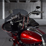 100% Plug In Ready 1.5" Diameter, Big Daddy MX T Bars for 2016-2023 Road Glide (Classic Chrome)