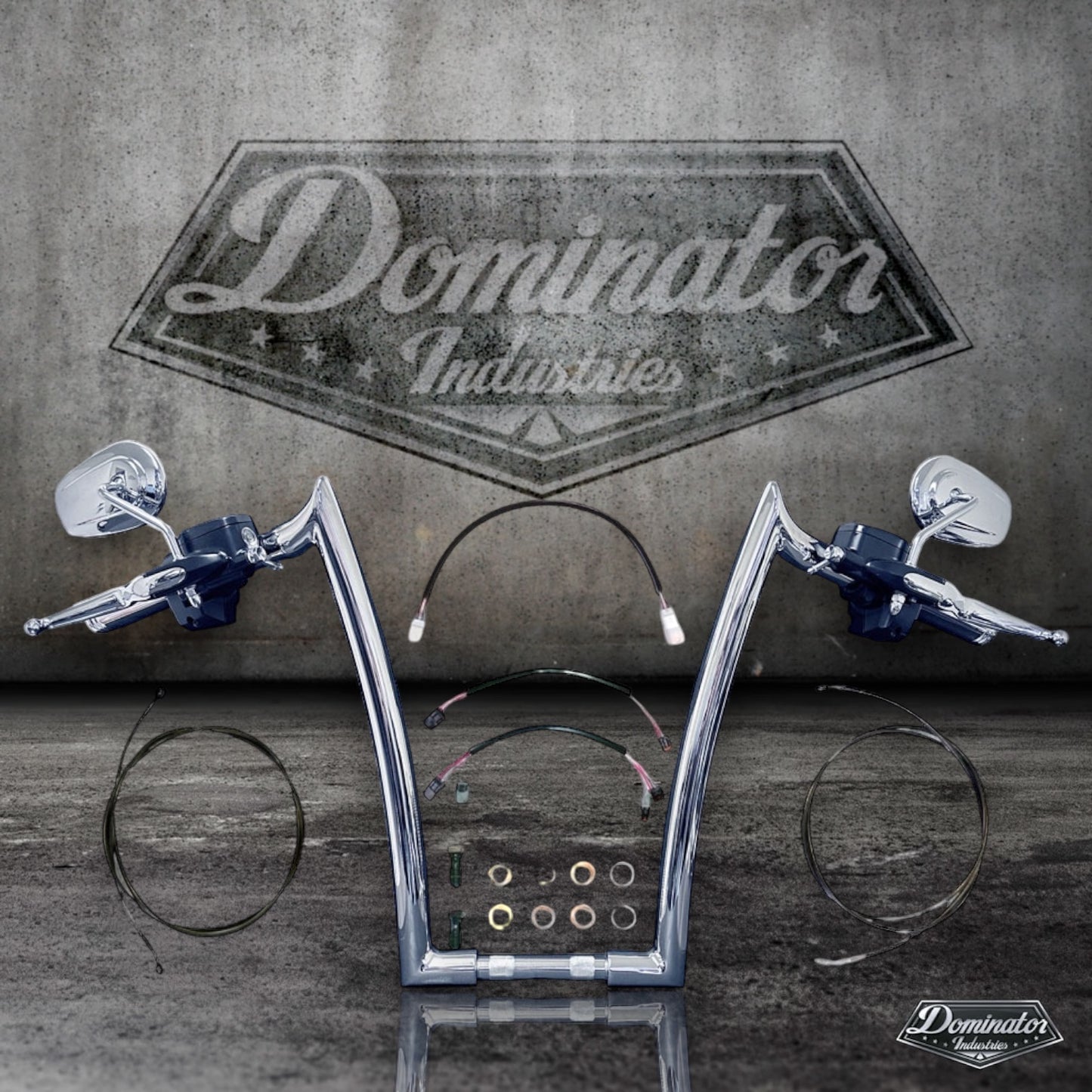 1.5 Inch! Big Daddy, Meathook Ape, Complete, All In One Kit for 2018-2024 FAT BOY (20” Classic Chrome)