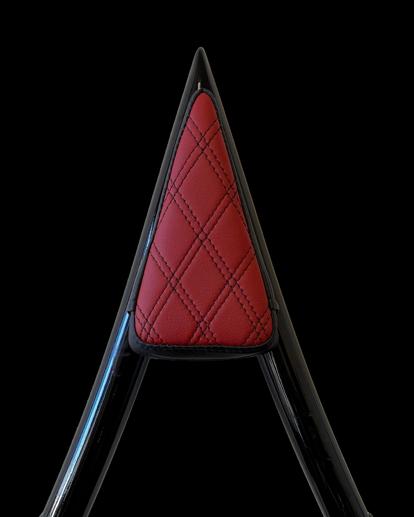 Red & Black Diablo Sissy Bar for 2020-2026 Low Rider S & ST