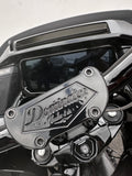Pre-Wired Dominator Pullback Riser & 1 1/4 Moto Bar Combination for 2012-2017 Dyna Models (Gloss Black)