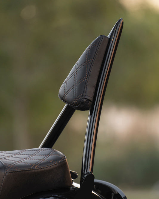 The Original, patented, 16" Diablo Sissy Bar for 2020 and newer Low Rider S and ST Models (Gloss Black)