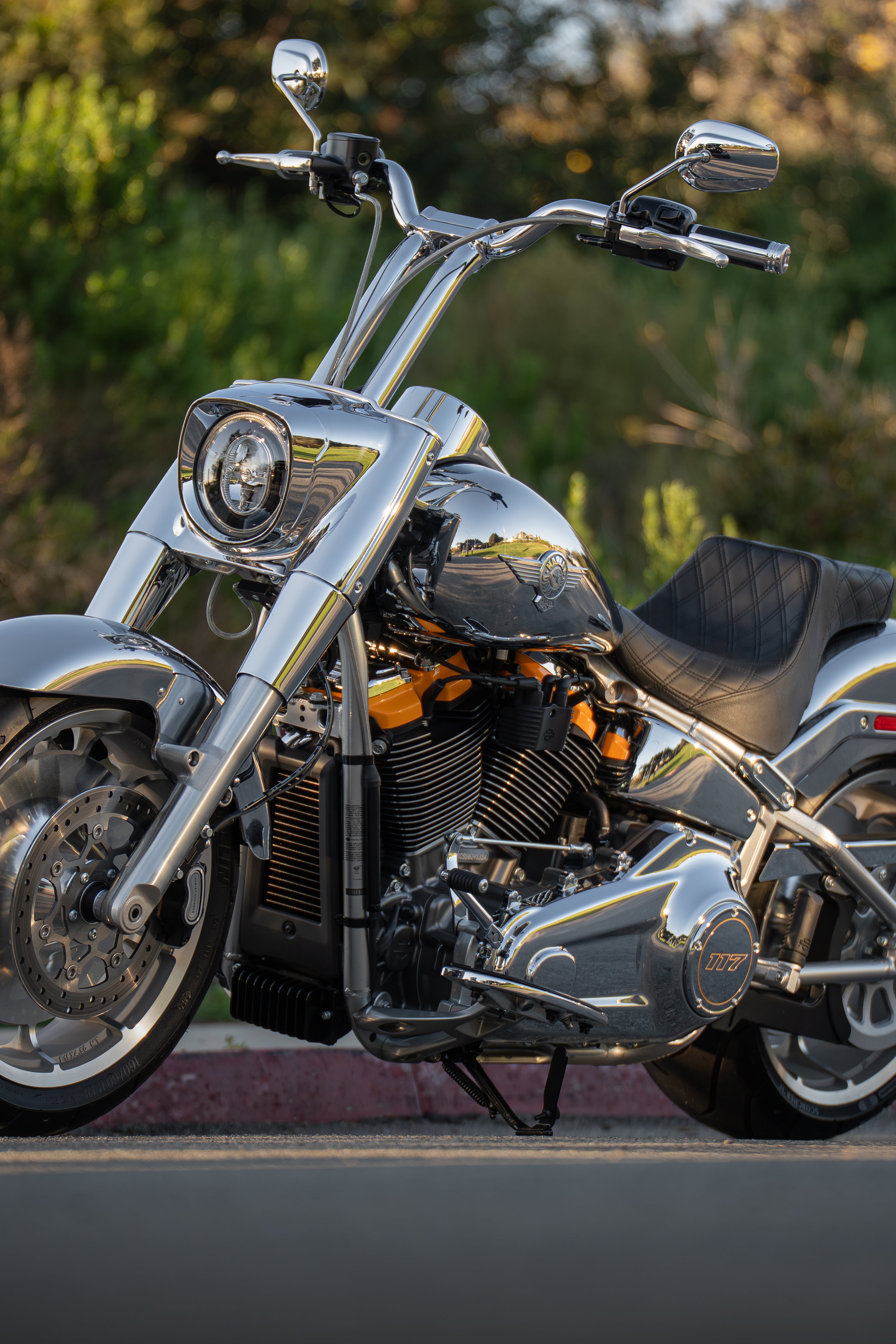 Low Bend Big Daddy 1.5 Pullback Riser & Moto Bar Kit for 2025-2026