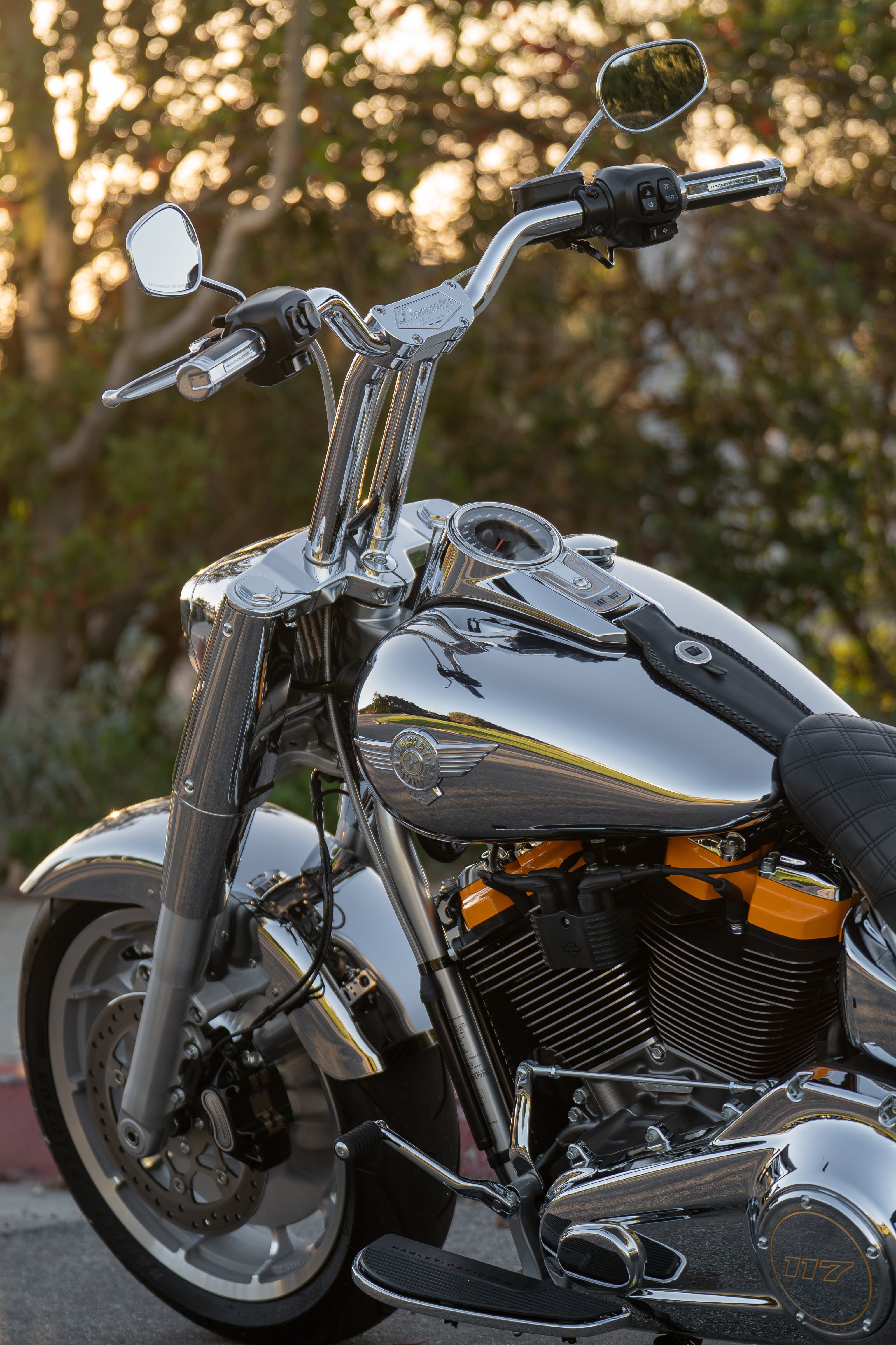 Low Bend Big Daddy 1.5 Pullback Riser & Moto Bar Kit for 2025-2026