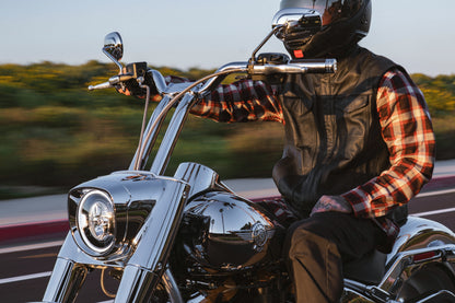 Low Bend Big Daddy 1.5 Pullback Riser &  Moto Bar Kit for 2025-2026 FAT BOY -  (Classic Chrome)