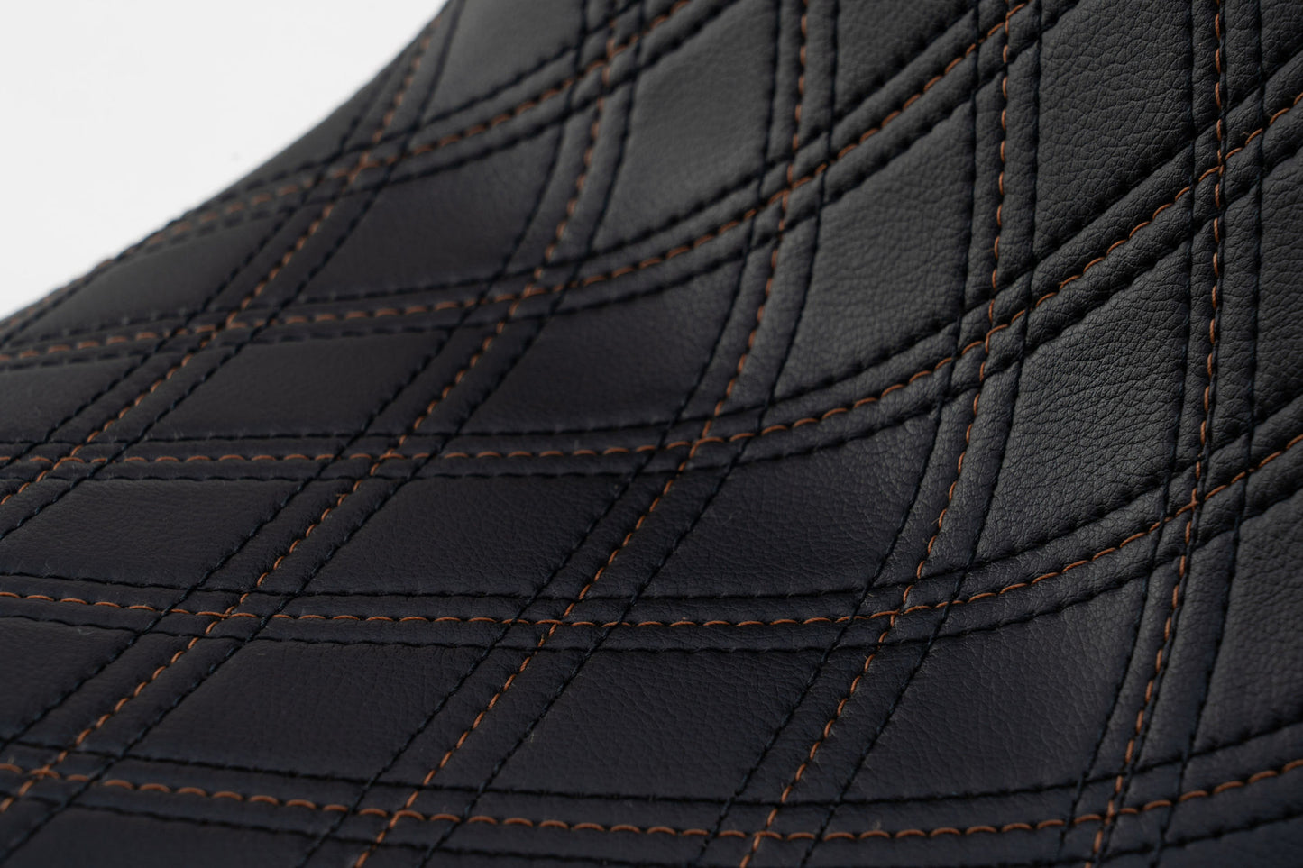 Bronze Stitch, Triple Diamond™, 2-Up Saddle & Diablo Sissy Bar with 100% Matching Triple Diamond™ Back Rest Pad! Fits 2020-2025 Low Rider S & ST