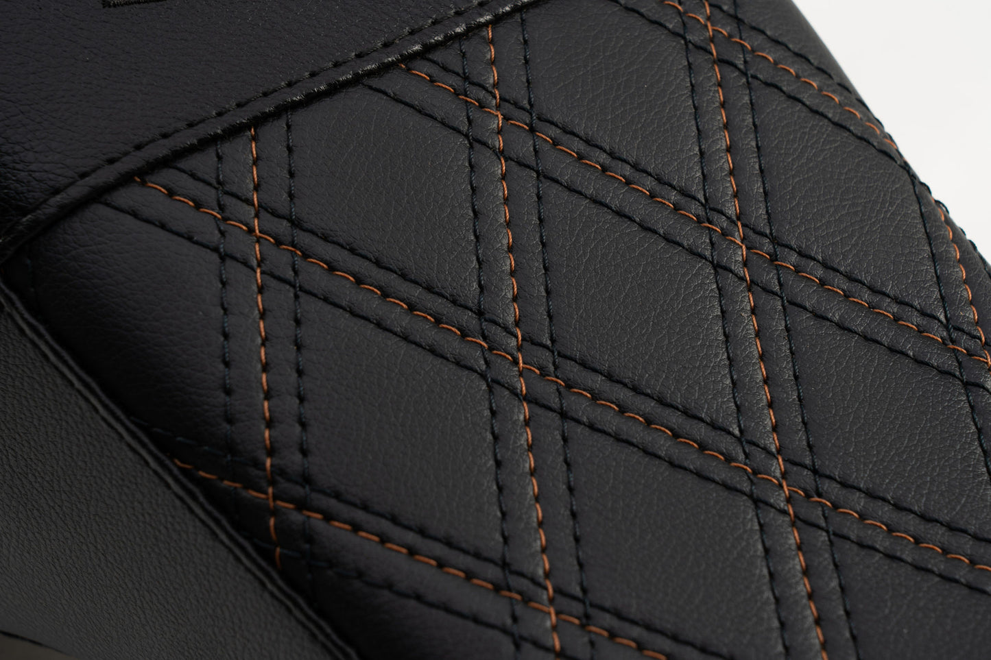 Bronze Stitch, Triple Diamond™, 2-Up Saddle & Diablo Sissy Bar with 100% Matching Triple Diamond™ Back Rest Pad! Fits 2020-2025 Low Rider S & ST