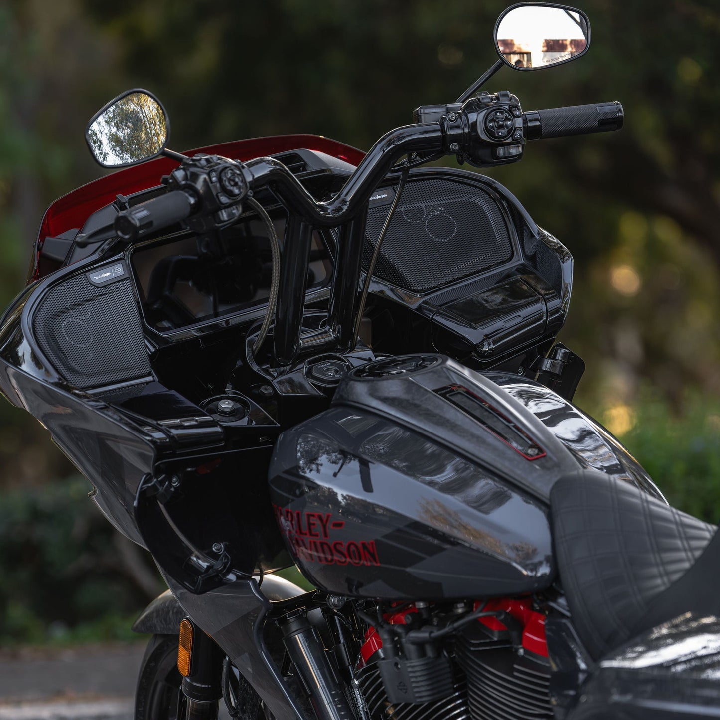 Dominator All New MX-V Bars™  for 2024-2026 Road Glides (Gloss Black & Classic Chrome)