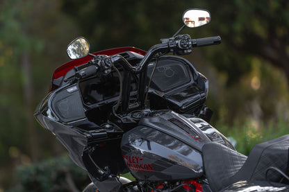 Dominator All New MX-V Bars™  for 2024-2026 Road Glides (Gloss Black & Classic Chrome)