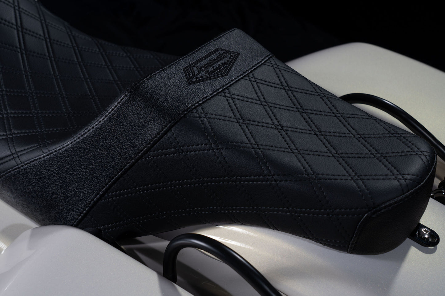 Redesigned 2024-2026 Touring Stealth-Grip™ 2.0 Premium 2-Up Double Diamond Saddles Hand Made In The U.S.A.