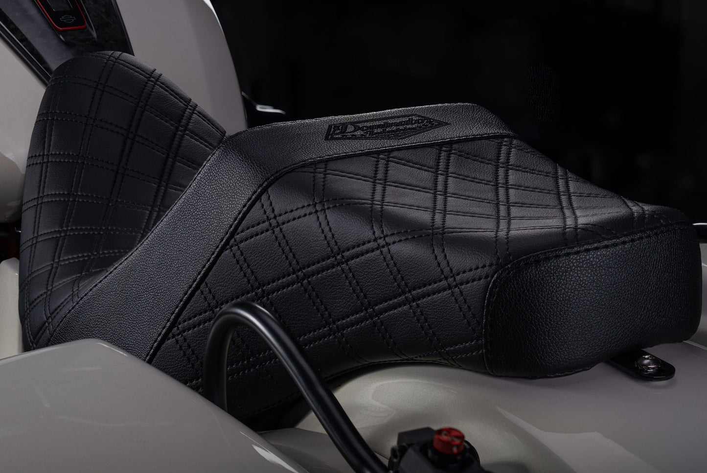 Redesigned 2024-2026 Touring Stealth-Grip™ 2.0 Premium 2-Up Double Diamond Saddles Hand Made In The U.S.A.