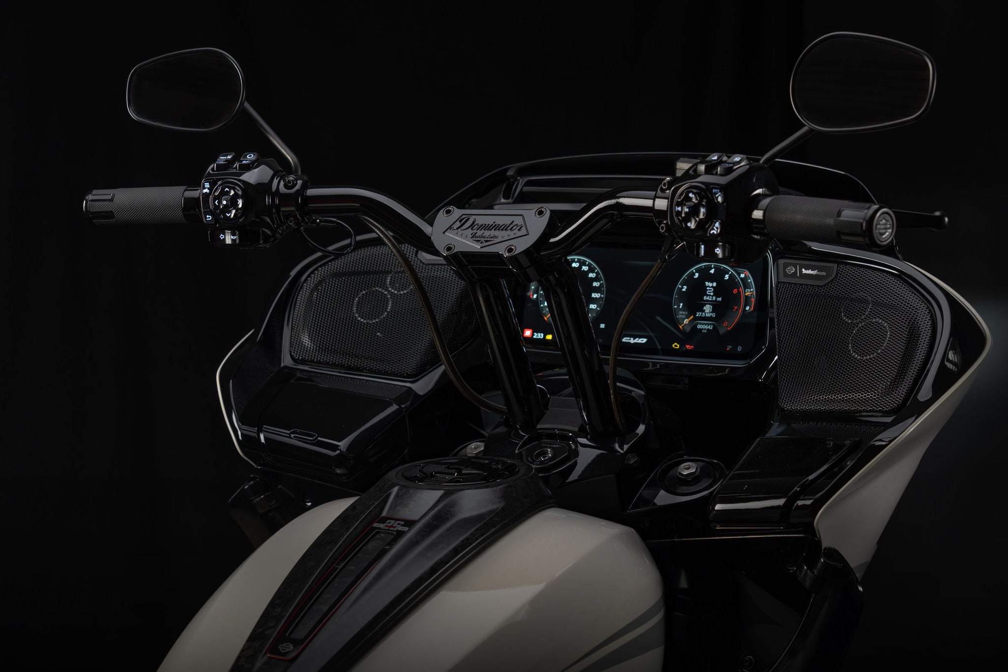 Low Bend Moto Bar & Big Daddy 1 1/2 Pullback Riser Combination for