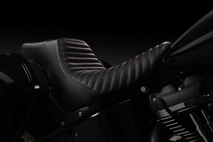 Red Stitch Tuck & Roll Stealth-Grip™ Premium 2-Up Saddle for 2020-2026 Low Rider S & ST