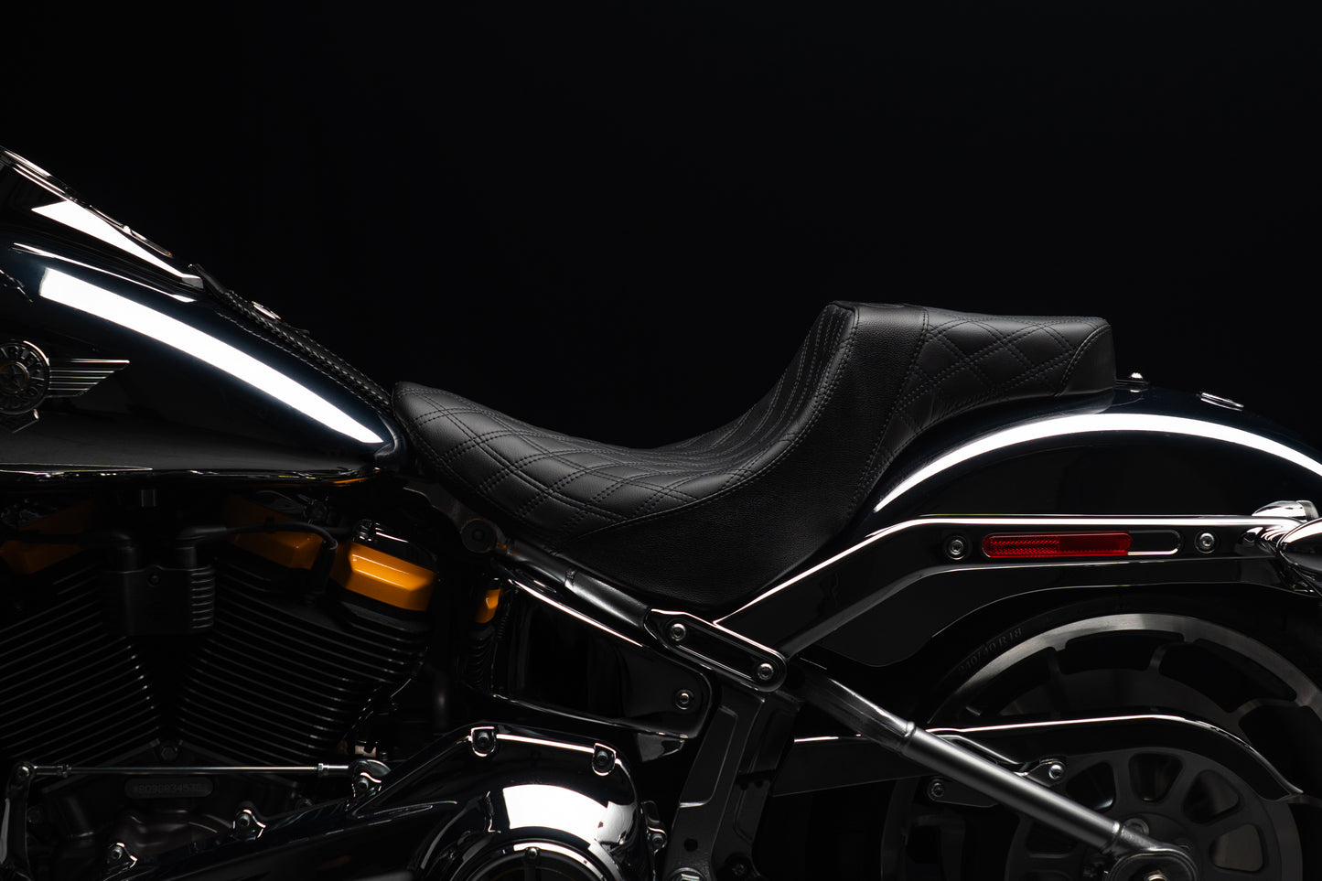 Stealth-Grip™ Premium 2-Up Double Diamond Saddles for 2018-2026 Fat Boy Models