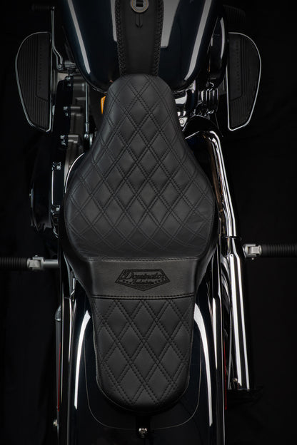 Stealth-Grip™ Premium 2-Up Double Diamond Saddles for 2018-2026 Fat Boy Models