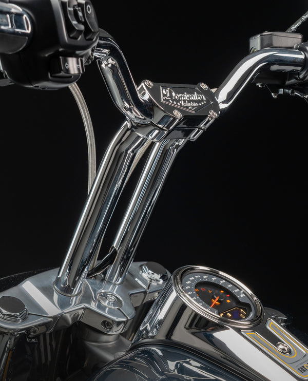 Mid Bend Big Daddy 1.5 Pullback Riser & Moto Bar Kit for 2025-2026 FAT ...