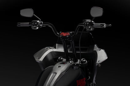 High Bend Moto Bar & Big Daddy 1.5 Pullback Riser Kit for 2024-2026 Road Glide (Gloss Black)