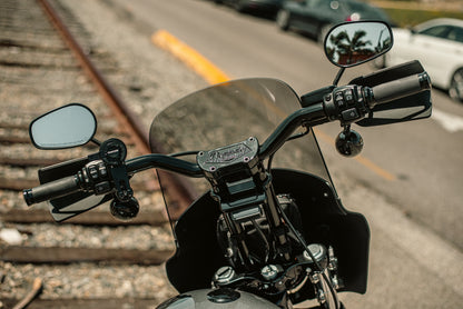 GRIMS PULLBACK RISER & 1 1/4" MOTO BAR COMBINATION KIT FOR 2018-2024 STREET BOB