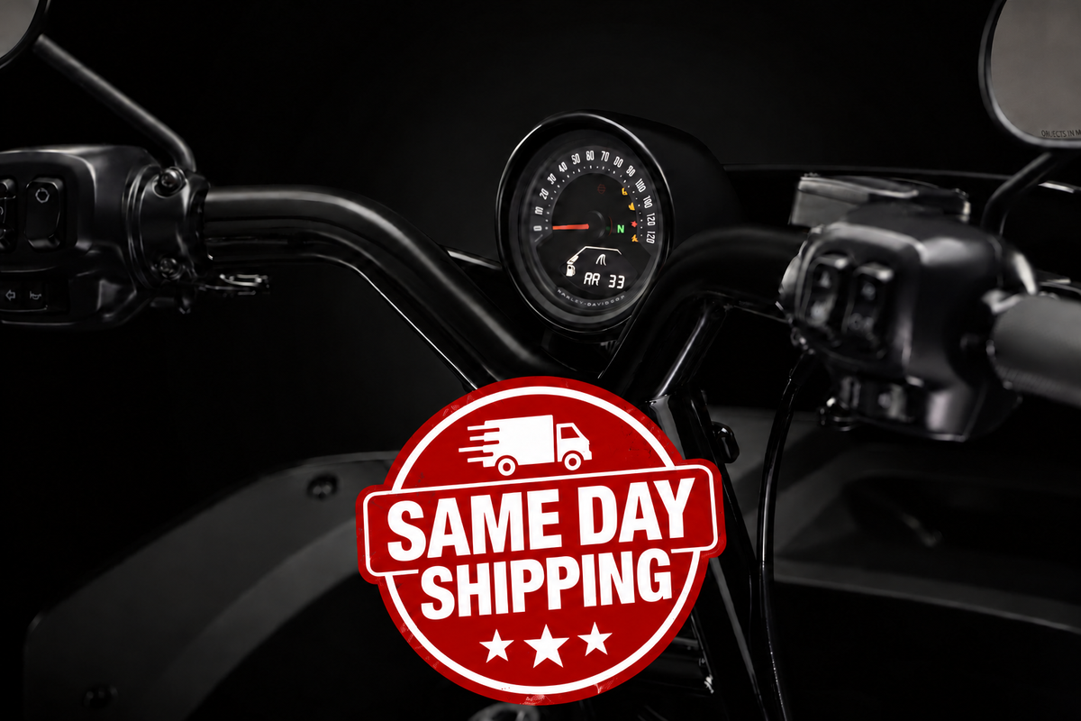 Big Daddy 1.5 MX-V Bars with Round Gauge Relocation Mount for 2025-2026 LOW RIDER ST (Guaranteed In Stock)