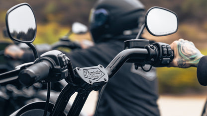 Pullback Riser & 1 1/4" Mid Bend Moto Bar All In One Kit for 2022-2024 Low Rider ST (Includes Digital Gauge Relocation Mount)