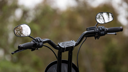 Pullback Riser & 1 1/4" Mid Bend Moto Bar All In One Kit for 2022-2024 Low Rider ST (Includes Digital Gauge Relocation Mount)