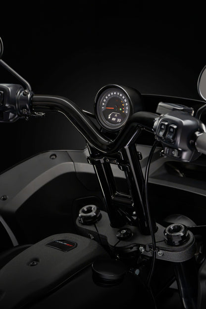Big Daddy 1.5 MX-V Bars with Round Gauge Relocation Mount for 2025-2026 LOW RIDER S