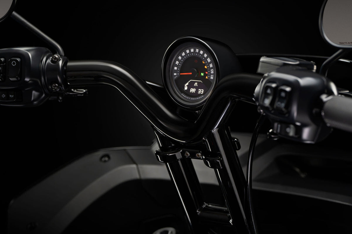 Big Daddy 1.5 MX-V Bars with Round Gauge Relocation Mount for 2025-2026 LOW RIDER S