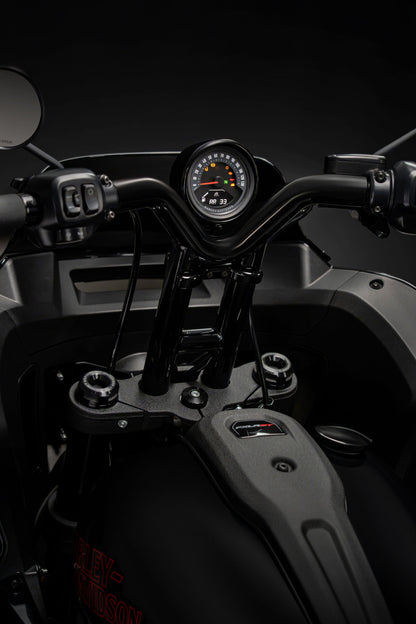 Big Daddy 1.5 MX-V Bars with Round Gauge Relocation Mount for 2025-2026 LOW RIDER ST