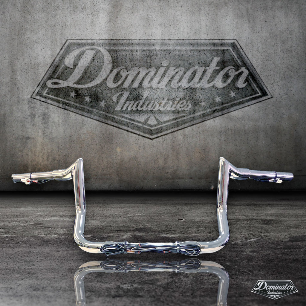 PRE-WIRED 1 1/4 Meathook Apes For 2014-2023 Street Glide (Chrome) Siz –  Dominator Industries