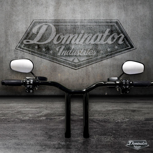 Dominator Industries BIG DADDY 1 ½” Meathook Ape Handlebars - 16” Gloss Black, 100% Plug-In Ready For 2023 Road Glide CVO