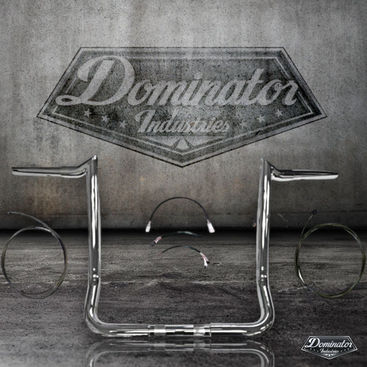 Street Glide Complete All In One Meathook Ape Hanger Kit (12" Classic Chrome)