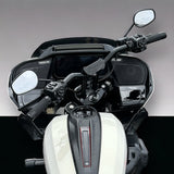Dominator Pullback Riser & 1 1/4 Moto Bar Combination for Dyna Models (Gloss Black)