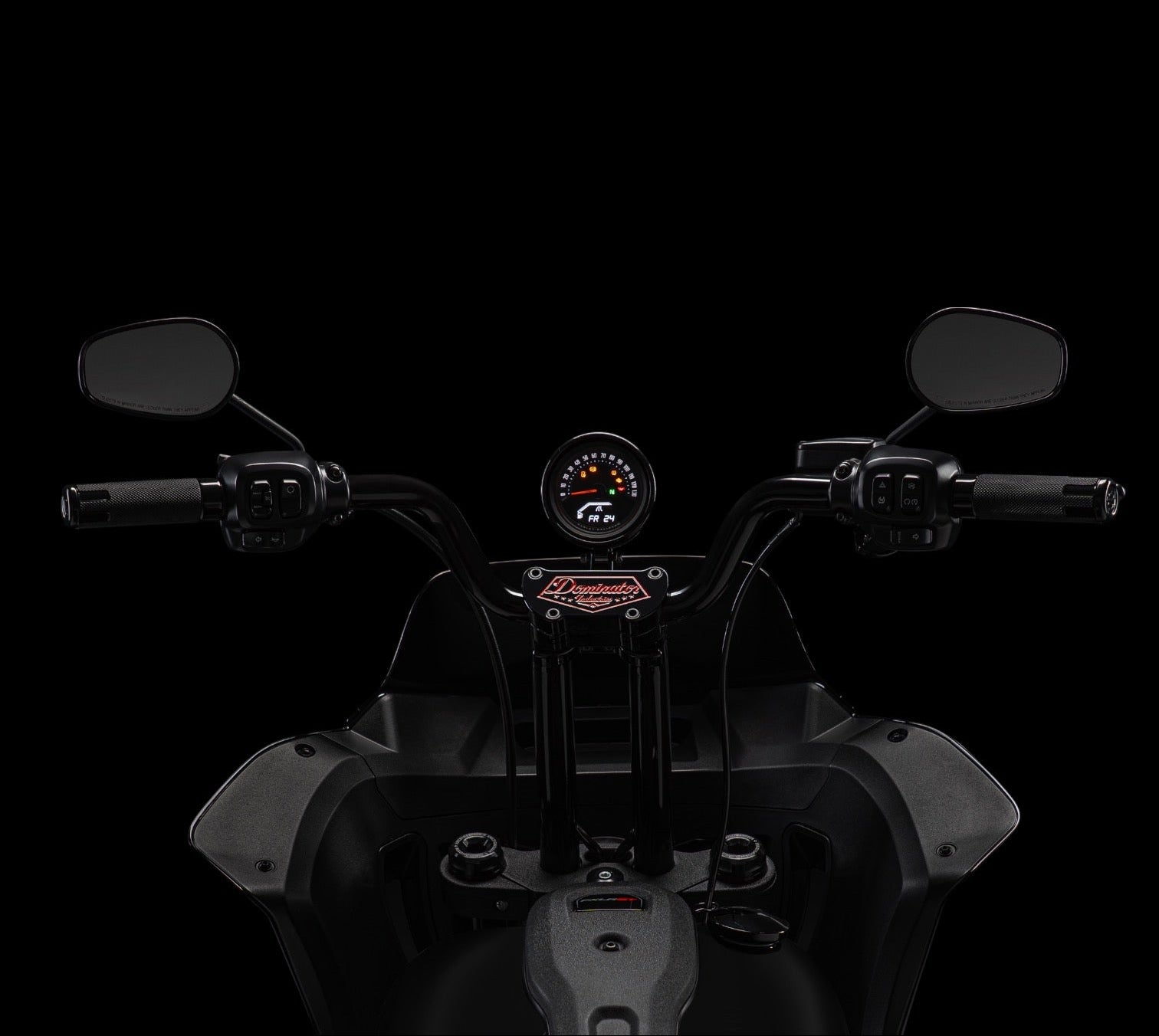 High Bend Moto Bar & Big Daddy 1.5 Pullback Riser Kit for 2025