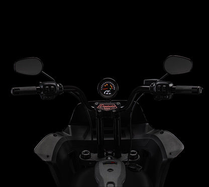 High Bend Moto Bar & Big Daddy 1.5 Pullback Riser Kit for 2024-2026 Road Glide (Gloss Black)