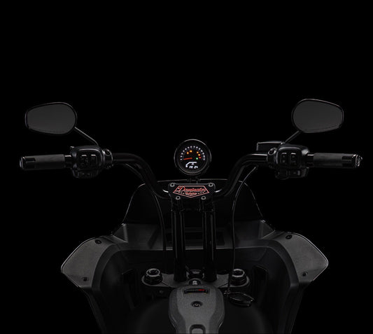 High Bend Moto Bar & Big Daddy 1.5 Pullback Riser Kit for 2024-2026 Road Glide (Gloss Black)